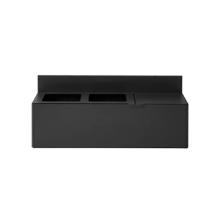 UNITE DE TRI SELECTIF MURAL BICA 911 3X20L ACIER NOIR+COUVERCLE 114X29X45CM (1) photo du produit