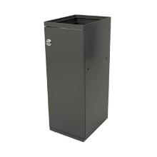 POUBELLE MODULAIRE AVEC POTE ET SUPPORT SAC 55L GRIS 26.3X33.5X70CM (1) photo du produit