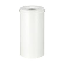 CORBEILLE A PAPIER 50L RONDE AVEC ETOUFFOIR V-PART BLANC D.33.5X63CM (1) photo du produit
