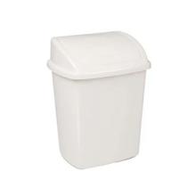 AFVALBAK MET SWINGDEKSEL 4.45L WIT 20X16.5X28.5CM (1) artikelfoto