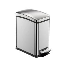 POUBELLE A PEDALE REJOICE 8L EKO MAT INOX 17.8X33.2X33.5CM (1) photo du produit