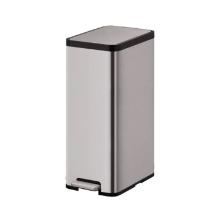 POUBELLE A PEDALE ECOMAID 45L EKO MAT INOX 28.6X42.8X75.3CM (1) photo du produit