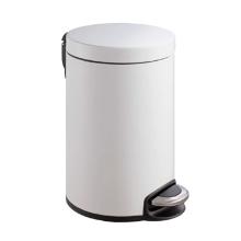 POUBELLE A PEDALE SERENE 12L EKO BLANC AVEC SEAU INT.PLASTIC 24.8X32.5X40CM (1 photo du produit