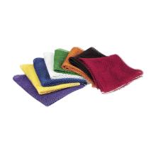 FILET À LINGE POLYESTER FERMETURE À CORDE ET LABEL BLANC 30X40CM (1) photo du produit