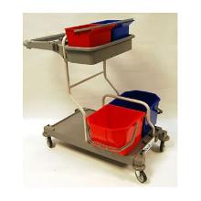 SCHOONMAAKWAGEN MULTI COMPACT TECHLINE -EMMER 2X15L EN 2X6L+ZAKH.120L+PERSH.(1) artikelfoto
