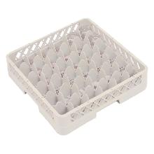 PANIER LAVE-VAISSELLE 36 COMP. GRANDES MAILLES POUR VERRE D.74 MM 50X50X10CM (1) photo du produit