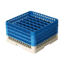 PANIER LAVE-VAISSELLE 49 COMP. AVEC 4 REHAUSSEURS 50X50X26CM (1) photo du produit