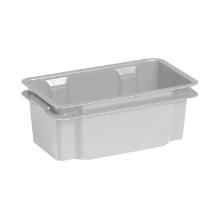 BOX DE RANGEMENT CROWNEST 7L GRIS CLAIR 36X21X14.5CM (8) photo du produit