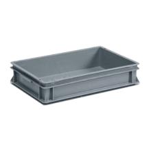 BAC E-LINE GRIS 20L AVEC POIGNEES FERMEES 60X40X12CM (1) photo du produit
