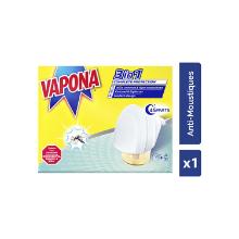 VAPONA APPAREILLE ANTI-MOUSTIQUE +1 RECHARGE LIQUIDE 45 NUITS-BE-REG-00831 (6) photo du produit