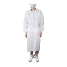 BLOUSE MEDICALE PRIMECARE+ PPSB BLANC AVEC LIENS ET POIGNET TRICOT (10X10) photo du produit