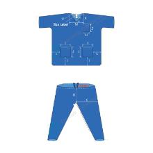 OK-PAK PRIMECARE+ BLAUW KORTE MOUWEN XXLARGE (50X1) artikelfoto