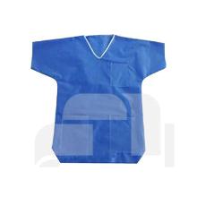 TUNIQUE SOFT 3 POCHES ET COL EN V BLEU LARGE-XLARGE (10X10X1) photo du produit