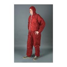 COMBINAISON AVEC CAPUCHE EN NON-TISSE ROUGE XXL (50X1) photo du produit