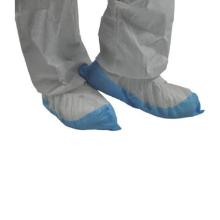 SURCHAUSSURES PP BLANCHE AVEC SEMELLE PE BLEU 16.5X39CM (400) photo du produit
