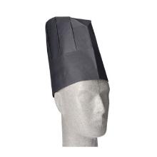 TOQUE CHEF PAPIER CREPE 23X27.7 CM NOIR (10X10) photo du produit