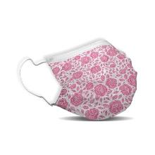 CHIRURGENMASKER TYPE II ROZE BLOEMEN MET ELASTIEKEN (16X60) artikelfoto
