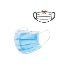 MASQUE DE CHIRURGIE TYPE II SANS BARETTE BLEU FIXATIONS AURICULAIRES (40X50) photo du produit