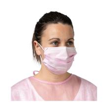 CHIRURGENMASKER TYPE IIR ROZE MET ELASTIEKEN (16X50) artikelfoto