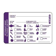 ROULEAU LABELFRESH - ALLERGENES AVEC PICTOGRAMMES - 70X45MM (1X500 ETIQUETTES) photo du produit