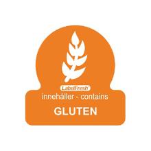 ROULEAU LABELFRESH - ALLERGENES GLUTEN - 30X30MM (6X500 ETIQUETTES) photo du produit