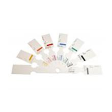 BANDELETTE D'IDENTIFICATION BLANCHE AVEC TEXTE VERT ISP® (1000) photo du produit