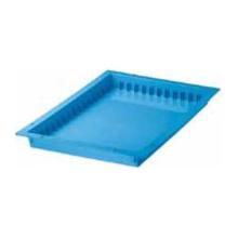 BAC EN POLYCARBONATE BLEU 600X400X100MM (1) photo du produit