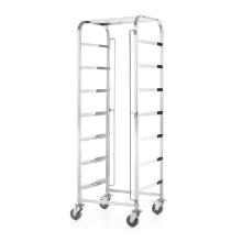 CHARIOT POUR CASIERS DE LAVAGE INOX 7 ETAGES LIVRE EN KIT 61.5X56X171CM (1) photo du produit