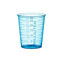 MEDICATIEPOTJES - 30CC - SMAL/HOOG - GEGRADUEERD - BLAUW (60X80) artikelfoto