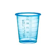 GODET A MEDICAMENT ECO 30CC ETROIT/HAUT GRADUE BLEU (100X90) photo du produit