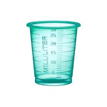 GODET A MEDICAMENT ECO 30CC ETROIT/HAUT GRADUE VERT (100X90) photo du produit