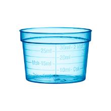 GODET A MEDICAMENT GRADUE 30CC LARGE/BAS BLEU (40X50) photo du produit