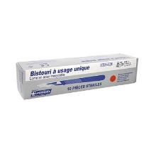 BISTOURI STERILE NR15 (1X10) photo du produit
