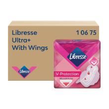 SERVIETTE HYGIENIQUE LIBRESSE ULTRA + REGULIER AVEC AILETTES  (2X150) photo du produit
