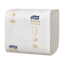 PAPIER TOILETTE TORK PREMIUM EXTRA SOFT FOLDED 2PLIS T3 (30X252) photo du produit