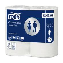 PAPIER TOILETTE TORK TRADIONEL ADVANCED 2PLIS 9.9X12.5CM 493 CPS (4X6) photo du produit