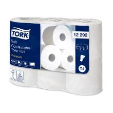 PAPIER TOILETTE TORK TRADITIONEL PREMIUM 2PLIS 200CPS T4 (8X6) photo du produit