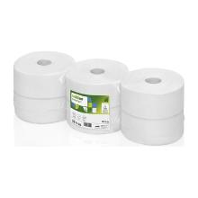 PAPIER TOILETTE SATINO COMFORT JUMBO BLANC 2PLIS 9.2CMX380M 1520CPS JT2(6) photo du produit