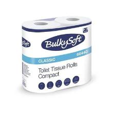 PAPIER TOILETTE BULKY SOFT CLASSIC COMPACT 2PLIS 9.5X12CM 500CPS (10X4) photo du produit