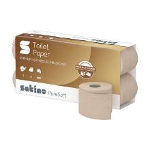TOILETPAPIER SATINO PURESOFT 2PLIS 9.4X11CM 400 CPS MT1 (6X8) photo du produit