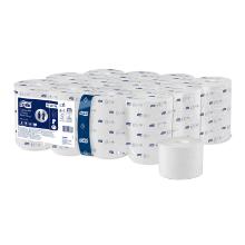 PAPIER TOILETTE TORK OPTISERVE CORELESS MID SIZE UNIVERSAL 2PLIS 820 CPS T7 (24) photo du produit