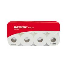 PAPIER TOILETTE KATRIN BLANC 2PLIS 9.5X 11CM 400CPS (6X8) photo du produit