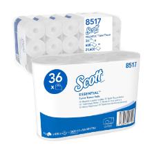 PAPIER TOILETTE KIMBERLY-CLARK SCOTT TISSUE BLANC 2PLIS 600CPS (3X12) photo du produit