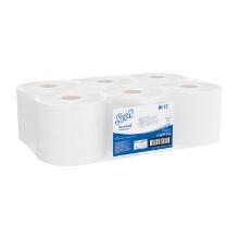 PAPIER TOILETTE SCOTT ESSENTIAL LDC JUMBO BLANC 2PLIS 200M 500PCPS (12) photo du produit