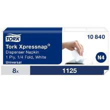 SERV.XPRESSNAP TORK BLANC 21.3X33CM 1PLI INTERFOLD N4 (8X(5X225)) photo du produit