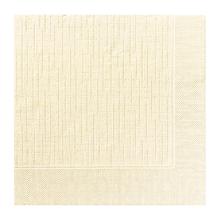 SERVIETTE DUNI PAP. CLASSIC EMBOSSED CHAMPAGNE 40X40 4PLIS 1/4 (6X50) photo du produit