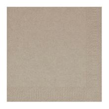SERVIETTE DUNI PAP. GREIGE 33X33CM 3PLIS 1/4 (4X250) photo du produit