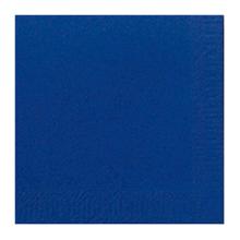 SERVIETTE DUNI PAP. BLEU FONCE 24X24CM 2PLIS 1/4 (8X300) photo du produit