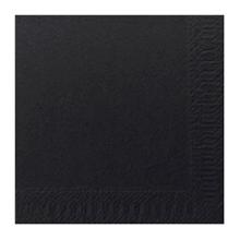 SERVIETTE DUNI PAP. NOIR 24X24CM 3PLIS 1/4 (8X250) photo du produit