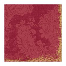 SERVIETTE DUNI PAP. ROYAL BORDEAUX 33X33CM 1/4 3PLIS (4X250) photo du produit